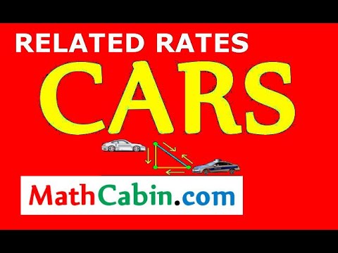 🚀Related Rates Approaching Cars problem ! ! ! ! !