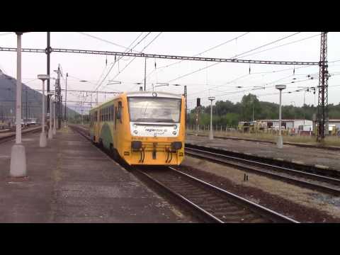 příjezd čd814 regionova do Mostu/einfahrt čd 814 regionova in Most