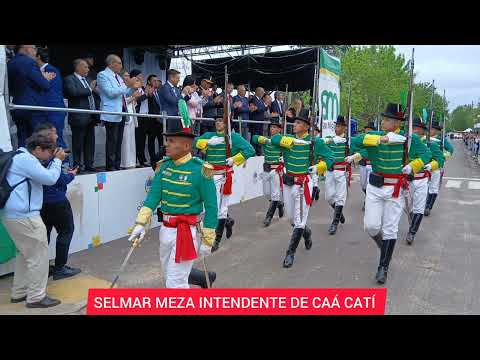 Selmar Meza intendente de Caá Catí en el aniversario 199 de San Miguel Corrientes 10-10-26 