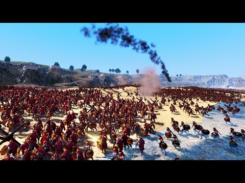 SPARTANS BEACH LANDING ULTIMATE EPIC BATTLE SIMULATOR UEBS