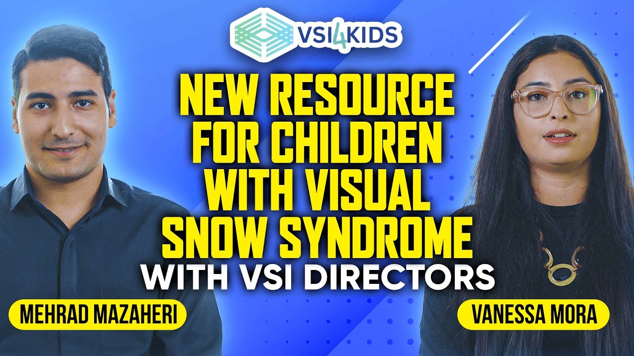 Nuevo recurso para niños con síndrome visual de nieve