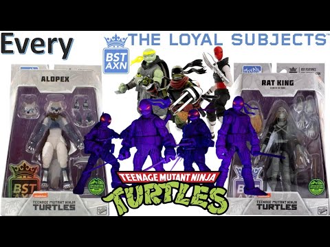 Every TLS - The Loyal Subjects BST AXN Teenage Mutant Ninja Turtles TMNT 5" Action Figures List