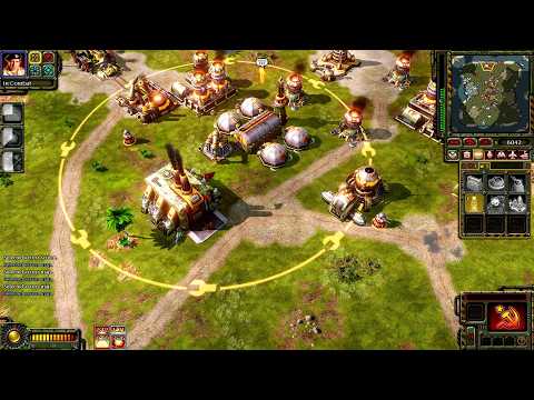 Intense RA3 3V3 Soviets Vs Empire Skirmish 20K on Burnt Out Paradise