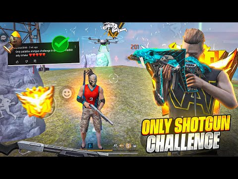 Pataka ShotGun ( M590 ) Challenge No Medikit Only Sutta 😗