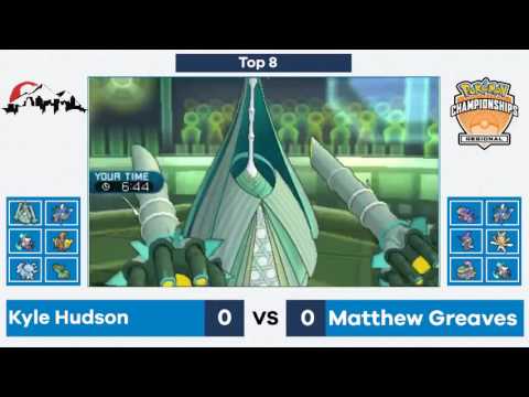 Kyle Hudson vs Matthew Greaves Top 8B VGC 2017 Salt Lake City, Utah Pokemon Masters