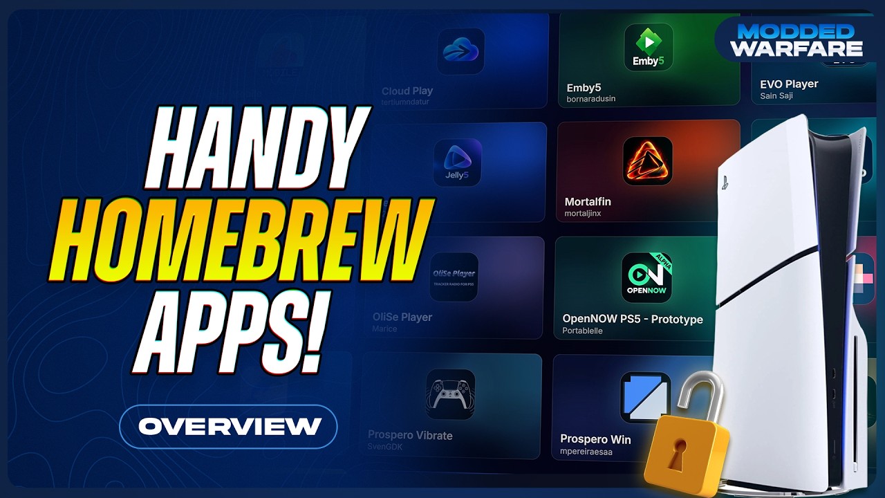 New Handy Homebrew Apps on PS5 (13.60 or lower)