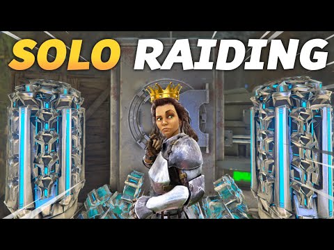 SOLO Raiding A Hidden RATHOLE For Insane Profit In ARK