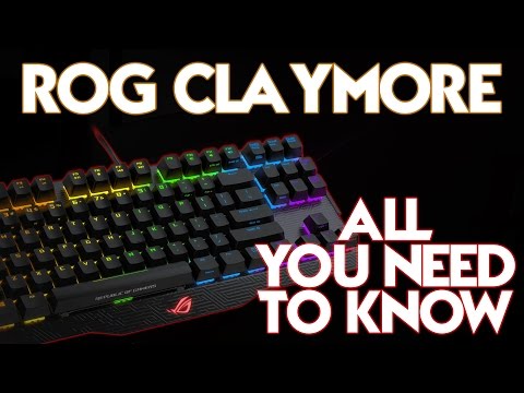 OVERVIEW of the ASUS ROG CLAYMORE Mechanical Keyboard