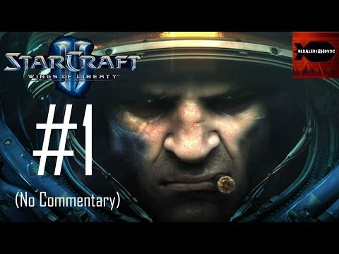 StarCraft 2: Wings of Liberty - Campaign Playthrough Part 1 (Liberation Day, No Commentary)RE-UPLOAD