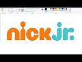 How To Draw Nick Jr Logo On Computer Using Ms Paint Nick Jr Logo Drawing