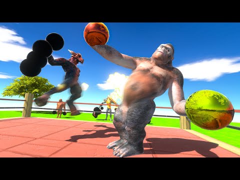 1v1 SUPER BOXING | PRIMATE SQUAD vs LAUGH SQUAD ARBS Animal Revolt Battle Simulator