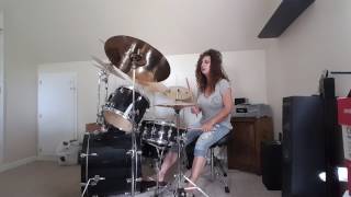 Bad Company Walk through Fire ~ Drum Cover by Denise
