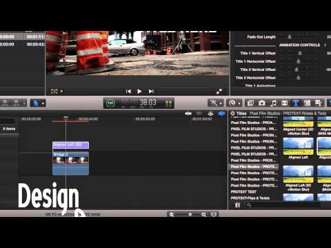Pixel Film Studios - Protext: Rotate & Twist Professional Text Animation Tools For FCPX