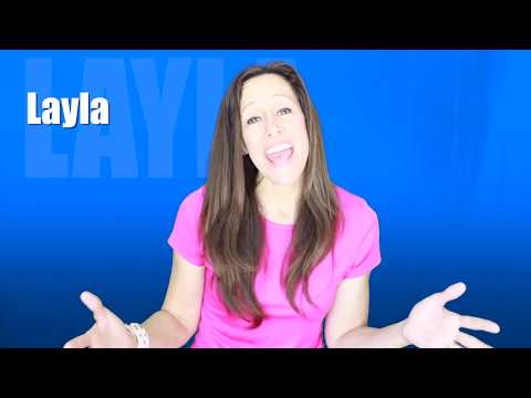 Learn to Spell LAYLA Toddler Song | Learn to Talk with Patty Shukla
