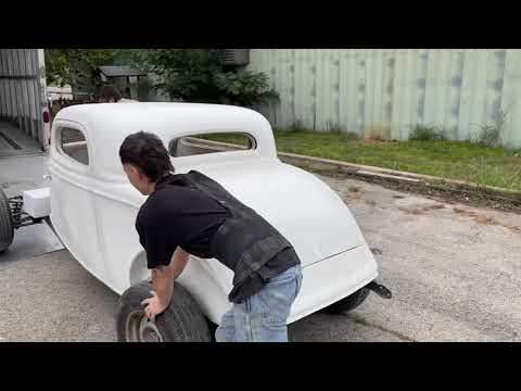 1934 Ford Coupe heading home