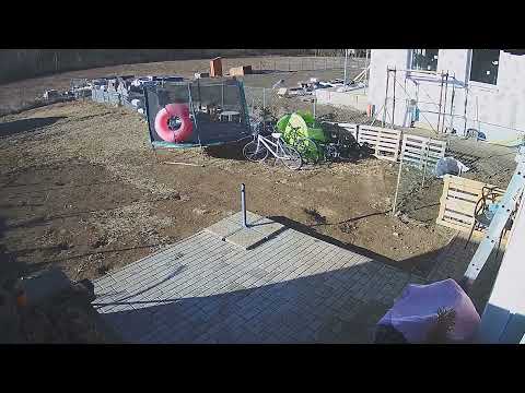 Strong Wind Causes Trampoline to Fly Away - 1292523