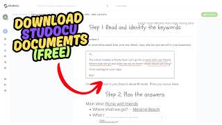How to Download Studocu Documents for Free (Legally)
