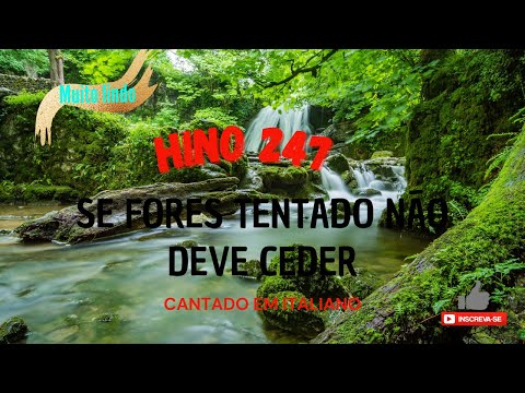 Se fores Tentado hino 247 em italiano - CCB