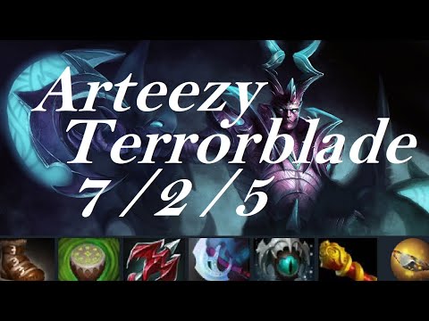 Arteezy Terrorblade vs ritsu Anti-mage, Bulba Tusk, CCnc SS - outfarm AM, push, don't fight - dota2
