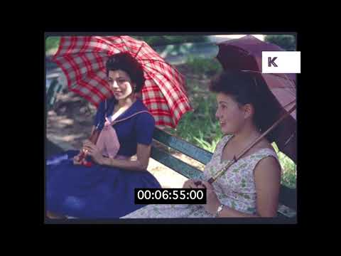 1950s Puerto Rican Women, San Juan, Fashion from 35mm