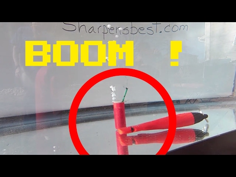 Underwater Explosion M90 vs Knife Sharpener BOOM