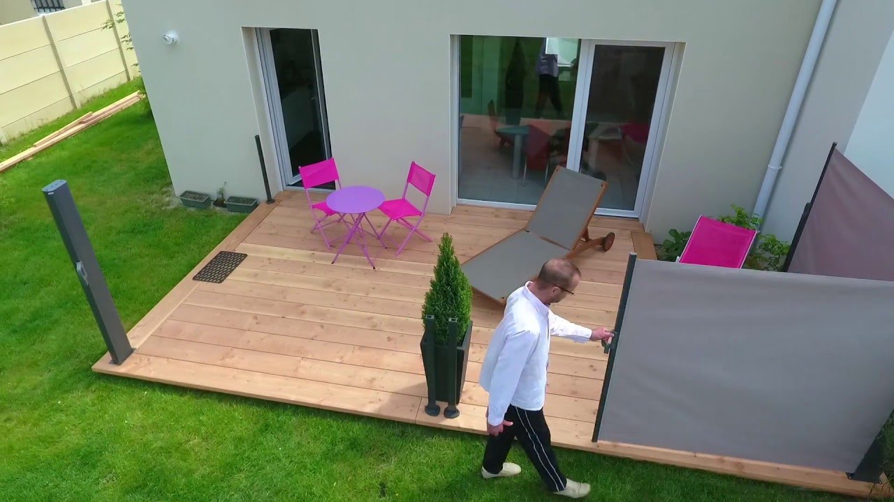 Rideaux de terrasse rétractables