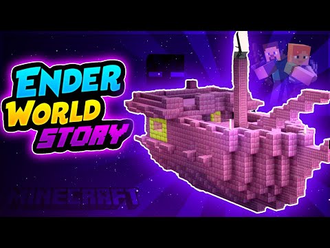 Wiz X - Minecraft enderworld story || ender world story || minecraft story of ender world || end city story
