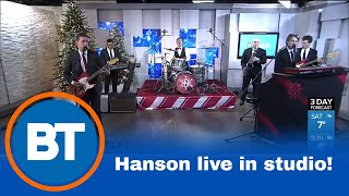 Hanson perform &#39;Finally it&#39;s Christmas&#39;