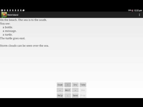Weird Island text adventure