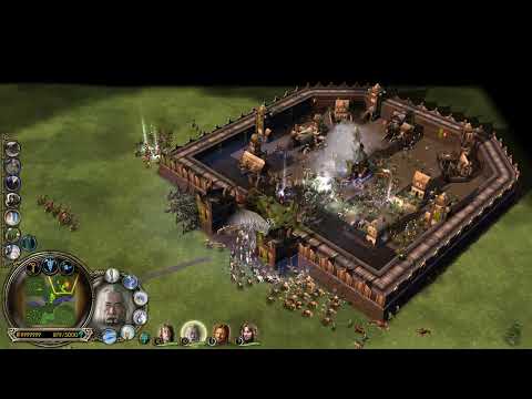BFME  Patch 2.22 || 1000+ Command Points on Both Sides || Gondor vs Hard Rohan ||
