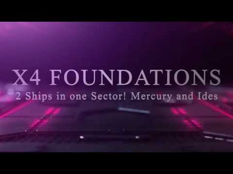 X4  Foundations 2 ships in one sector