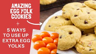 a must-try egg yolk cookies, and 5 more recipe ideas to make with leftover egg yolks