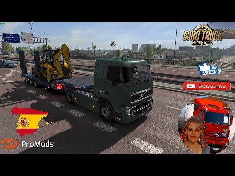 Euro Truck Simulator 2 (1.34) Promods 2.40 Road to Spain Volvo FH 2009 by Schumi + DLC's & Mods