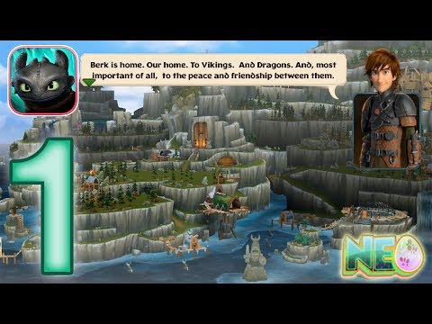 Dragons Rise Of Berk: Gameplay Walkthrough Part 1 - My First Dragons (iOS, Android)