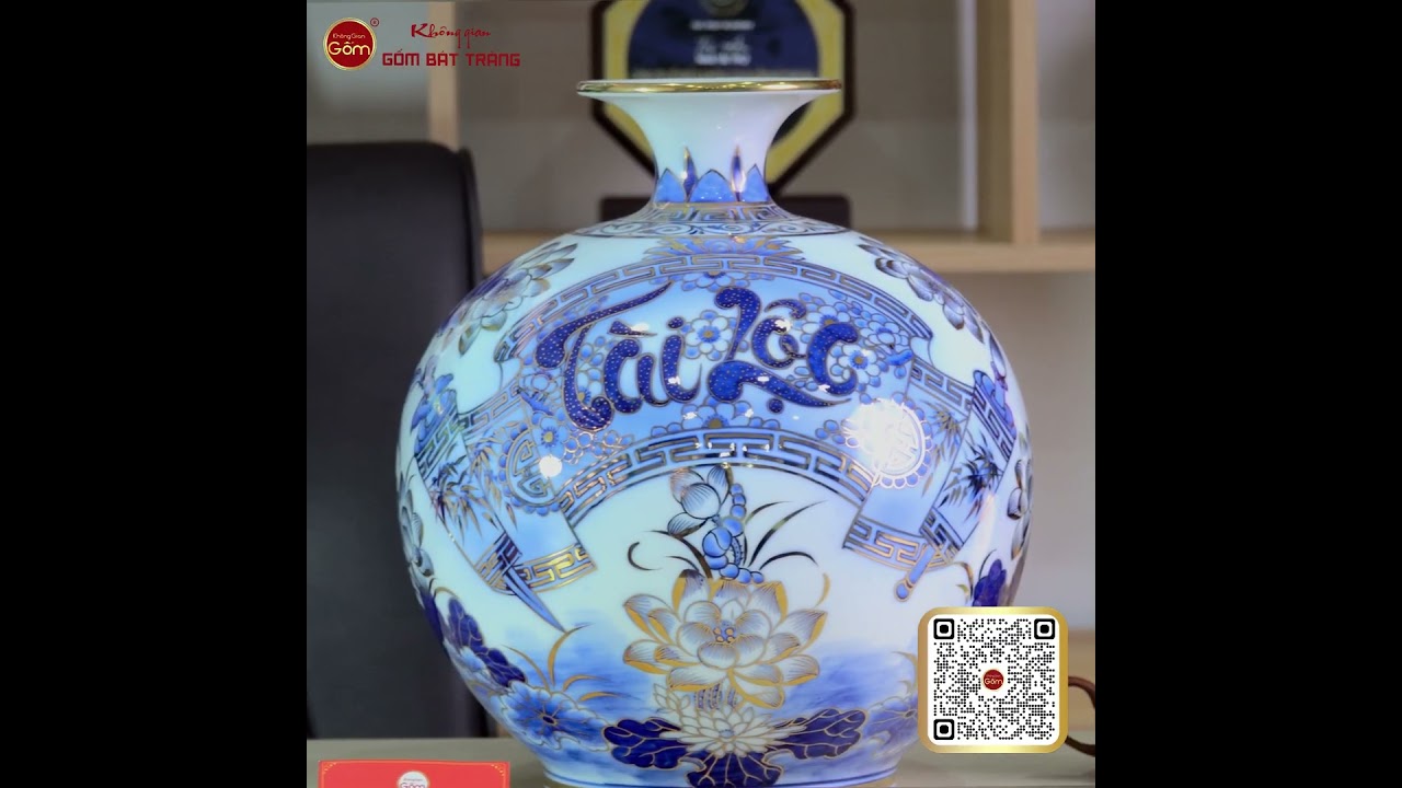 Quả Hút Lộc Cuốn Thư Tài Lộc Hoa Ngư Tụ Khánh Bạch Bảo Vẽ Vàng