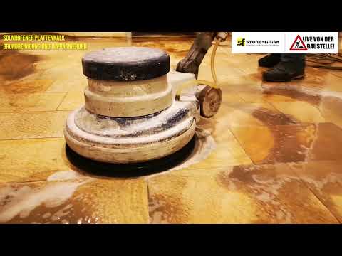 Stone-Finish | Grundreinigung und Imprägnierung Solnhofener Plattenkalk