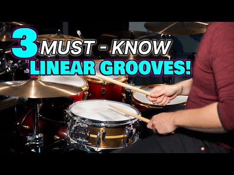 3 Linear Grooves ANY DRUMMER Can Learn! | DRUM LESSON - That Swedish Drummer