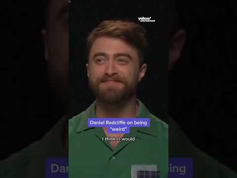 Daniel Radcliffe rates his weirdness level #shorts