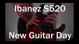 Video thumbnail for SweetWater review - New Guitar Day! Ibanez S520 by onevoiceinc