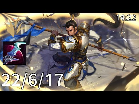 Xin Zhao Jungle vs Kindred - EUW Master | Patch 14.22