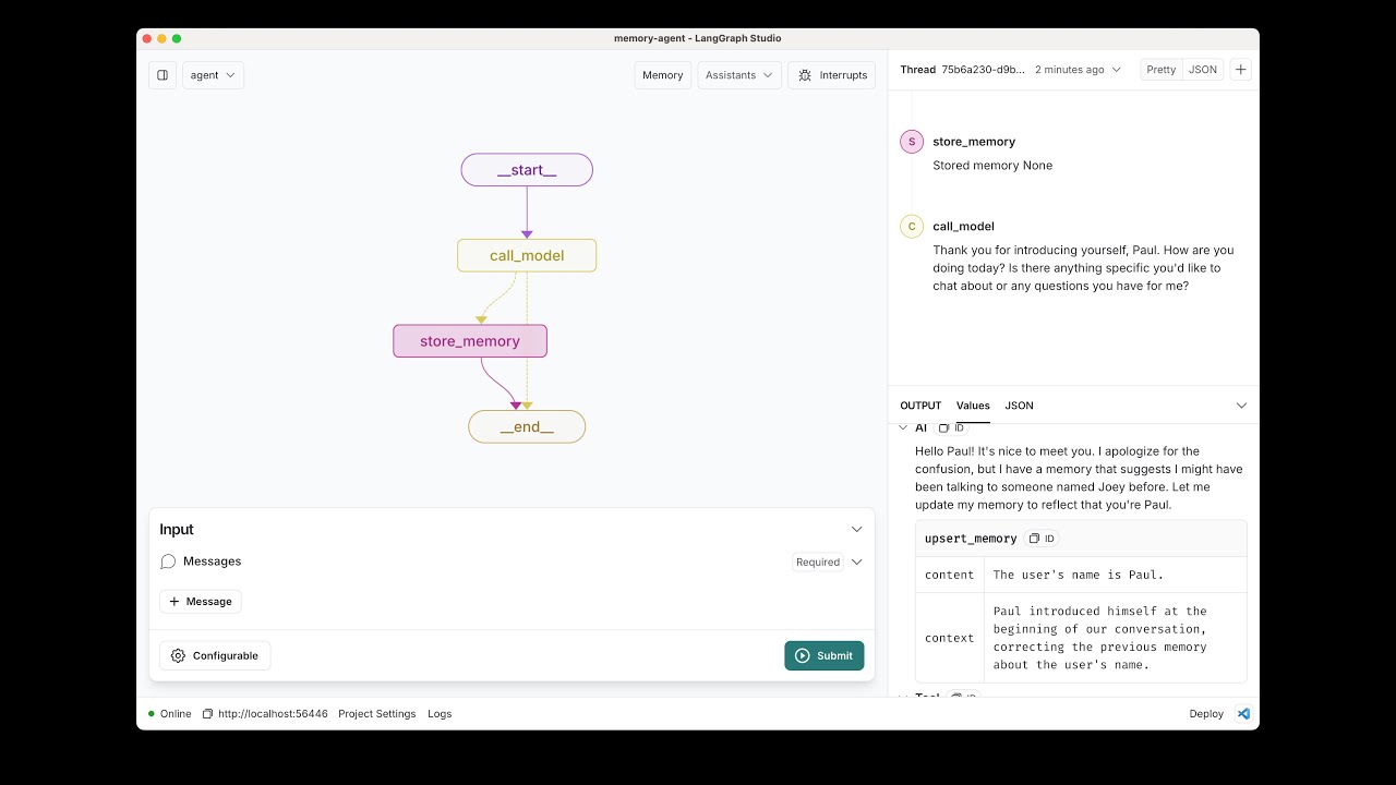 Long-Term Memory Agent Template