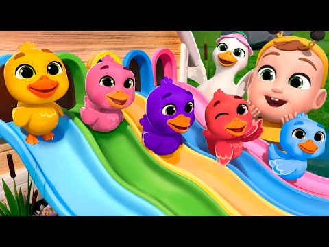Five Little Ducks (Learn New Colors) | Lalafun Nursery Rhymes & Kids Songs