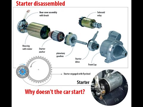 Starter Motor Disassembly (1/4) Animated Tutorial (Workshop Manual Step-by-Step Guide)