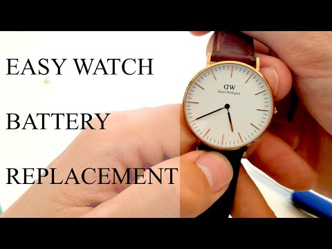 Easy Snap-off Back Watch Battery Replacement (Daniel Wellington)
