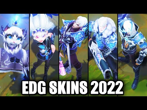 All EDG Skins Spotlight Aphelios Zoe Viego Graves Yuumi (League of Legends)