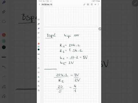 Unbelasteter Spannungsteiler