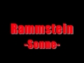 Rammstein - Sonne (Lyrics) [HQ] 