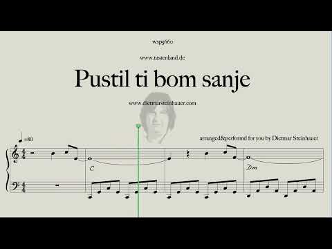 Pustil Ti Bom Sanje  -  Jan Plestenjak  -  Easy Piano