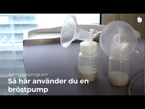 Amningsprogram - Så här använder du en bröstpump