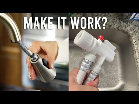 How to Adapt a Portable Dishwasher to a Modern Pull-Out Faucet